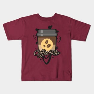 Coffee Drinker Kids T-Shirt